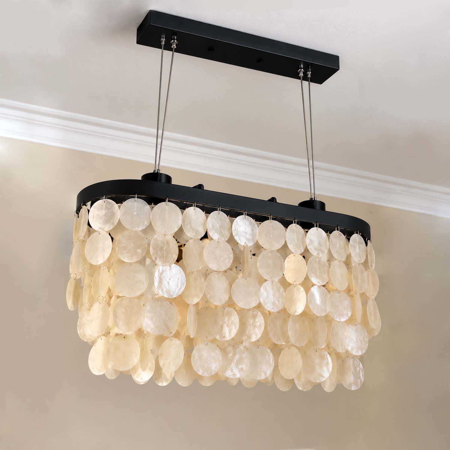 لوستر پولکی خطی رایکا مدل RAIKD-389